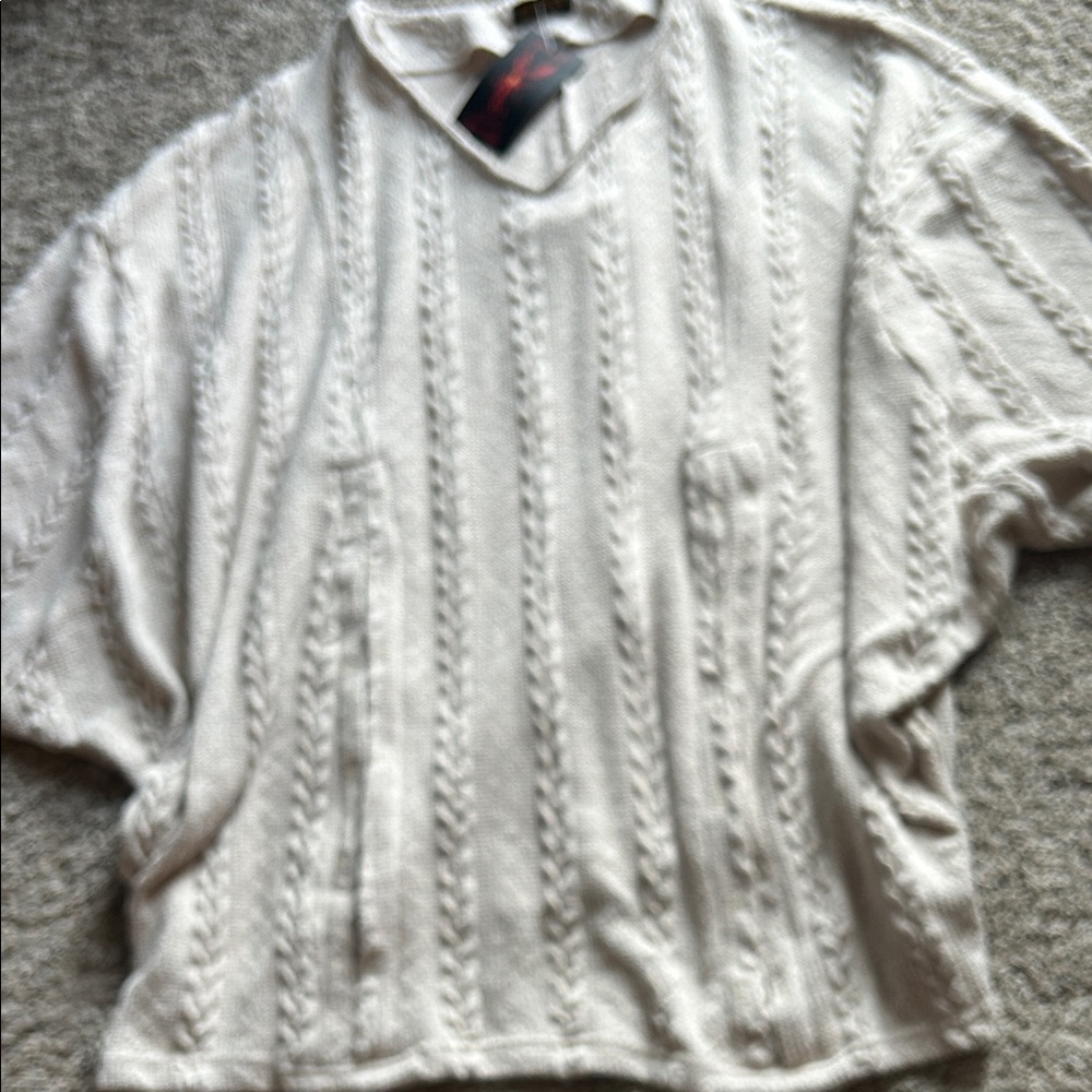 New ladies extra large cream sweater